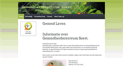 Desktop Screenshot of gezondheidscentrumsoest.nl